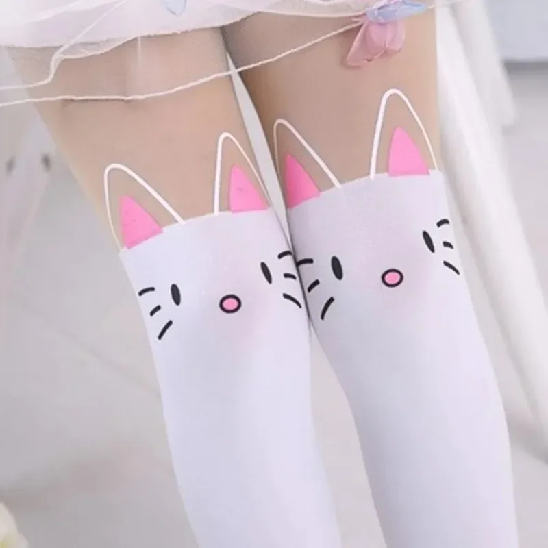 Cartoon Cat Children's Princess Girl Tights Stockings Baby Cute Pantyhose Kids Knee Fake Velvet Stocking White
Cartoon Cat Children's Princess Girl Tights Stockings Baby Cute Pantyhose Kids Knee Fake Velvet Stocking White