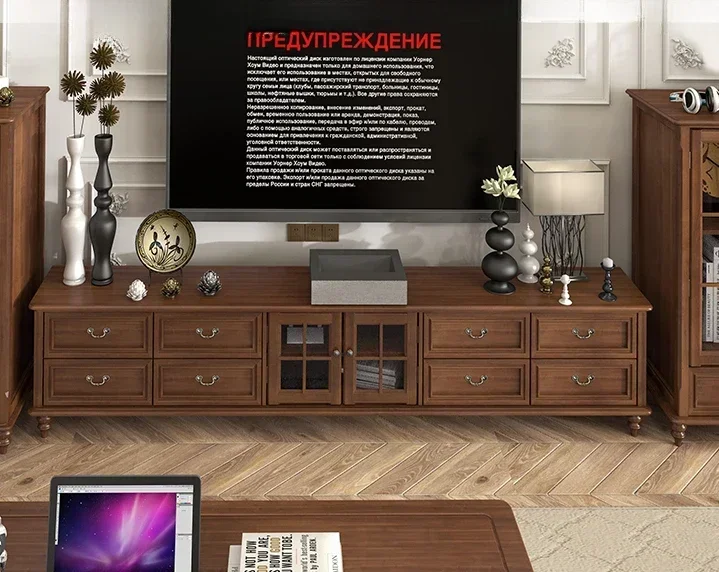 Advanced retro solid wood TV cabinet, integrated family bedroom, living room, coffee table combination, durable and long-lasting
Advanced retro solid wood TV cabinet, integrated family bedroom, living room, coffee table combination, durable and long-lasting