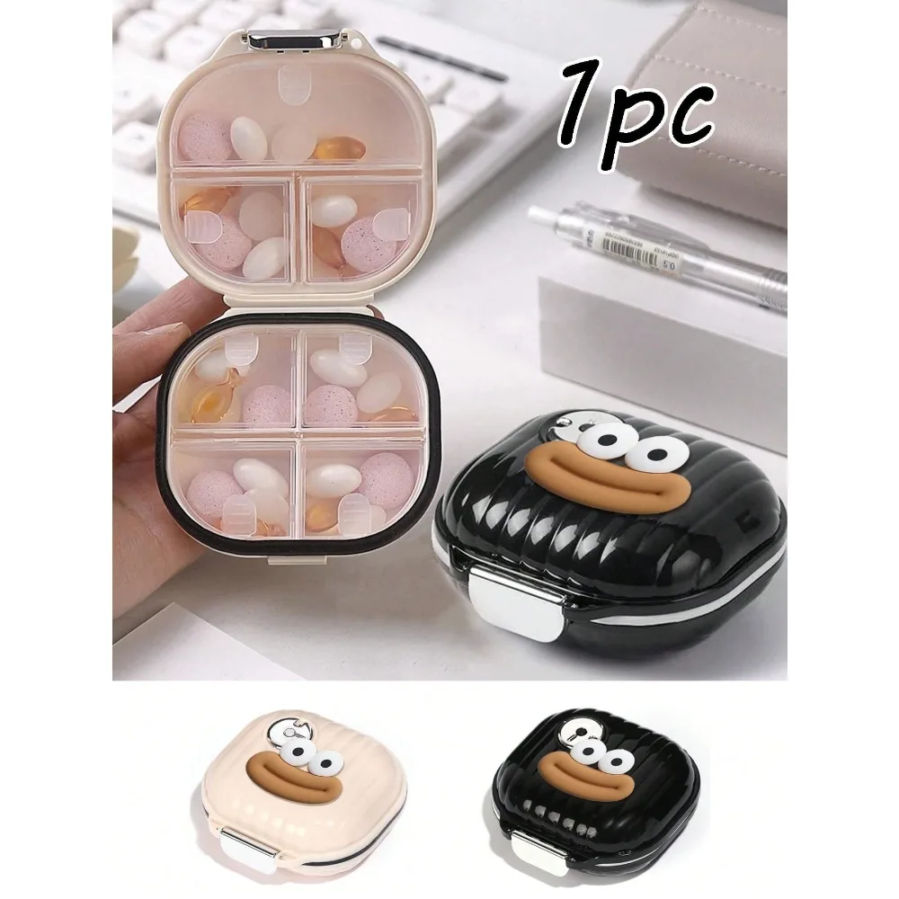 1pc Portable Pill Storage Box With Cute And Interesting Decorations, Modern Pet Medicine Storage Box For Home,Medicine Box,Multi-Compartment Multifunctional Medicine Box, Medicine Storage Box ,Portable Sealed Medicine Box ,Travel Medicine Box
1pc Portable Pill Storage Box With Cute And Interesting Decorations, Modern Pet Medicine Storage Box For Home,Medicine Box,Multi-Compartment Multifunctional Medicine Box, Medicine Storage Box ,Portable Sealed Medicine Box ,Travel Medicine Box