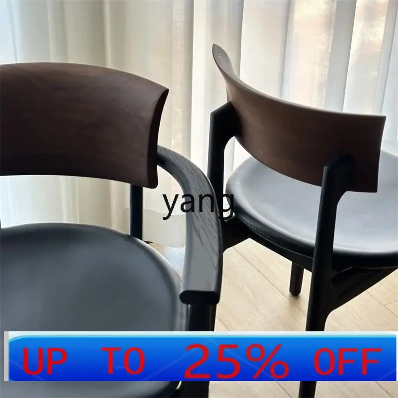 LTT retro solid wood black dining chair is now a simple light luxury backrest single chair
LTT retro solid wood black dining chair is now a simple light luxury backrest single chair