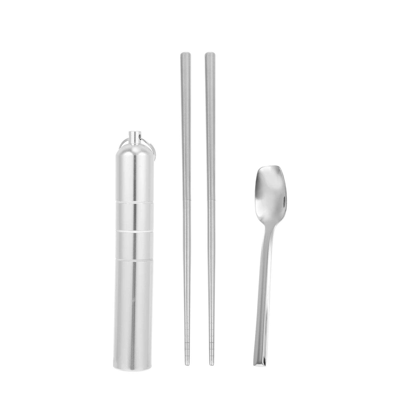 Stainless Steel Chopstick Set Cutlery Reusable Travel Utensils Camping Silverware Case 304 Spoon Student Portable Tool Eating
Stainless Steel Chopstick Set Cutlery Reusable Travel Utensils Camping Silverware Case 304 Spoon Student Portable Tool Eating