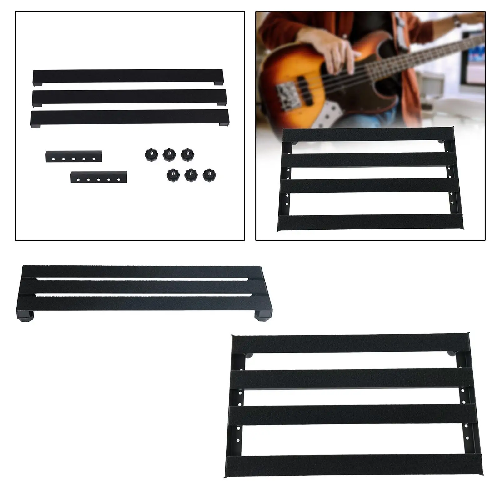 Guitar Effect Pedal Board Universal Electric Guitar Effectsholder Effect Pedalboard for Musical Instrument Guitar Bass Supplies
Guitar Effect Pedal Board Universal Electric Guitar Effectsholder Effect Pedalboard for Musical Instrument Guitar Bass Supplies