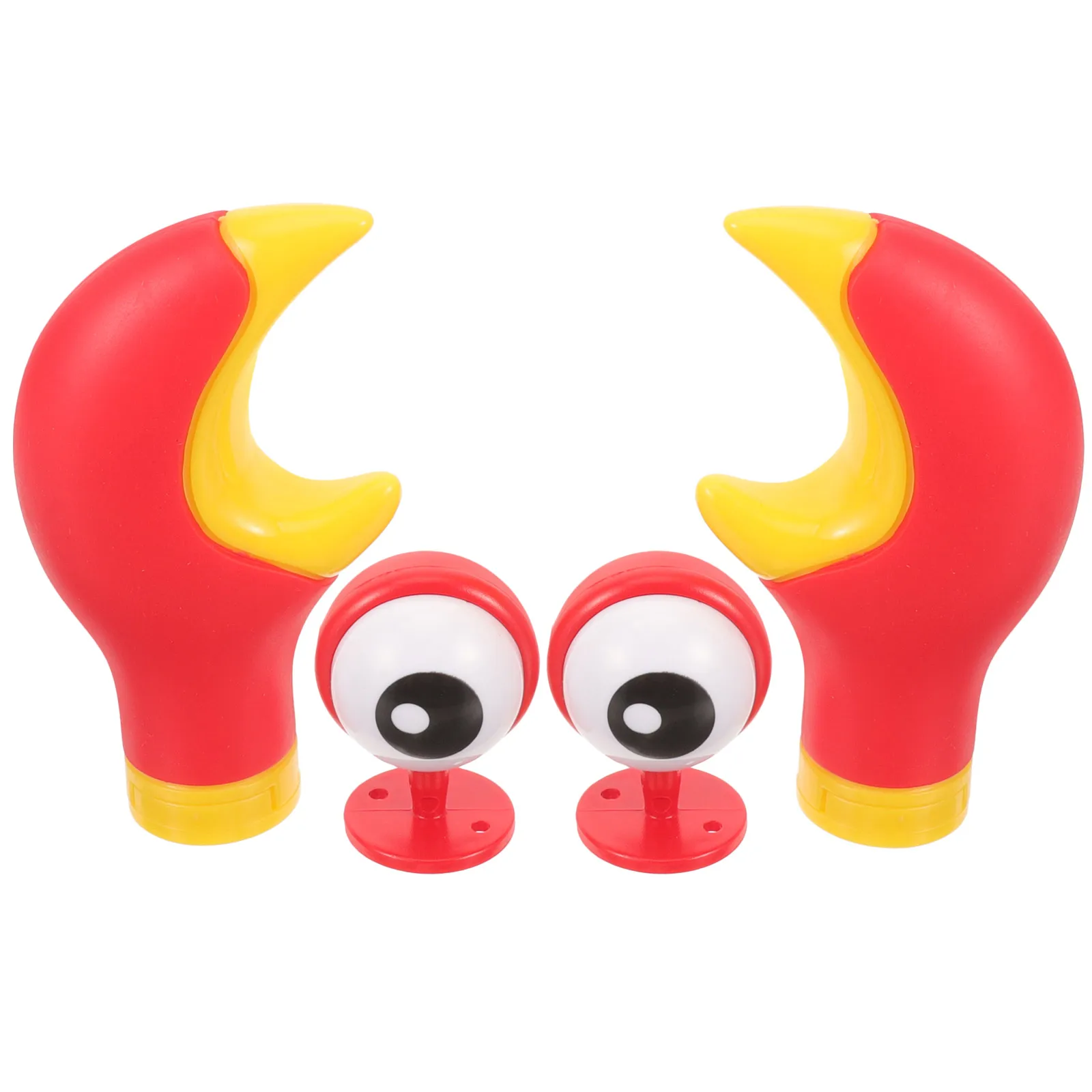 Crab Claws Eyes Decors 2 Red Claws 2 Stickers Lightweight Scooter MotorcycleHelmet Accessories nament
Crab Claws Eyes Decors 2 Red Claws 2 Stickers Lightweight Scooter MotorcycleHelmet Accessories nament