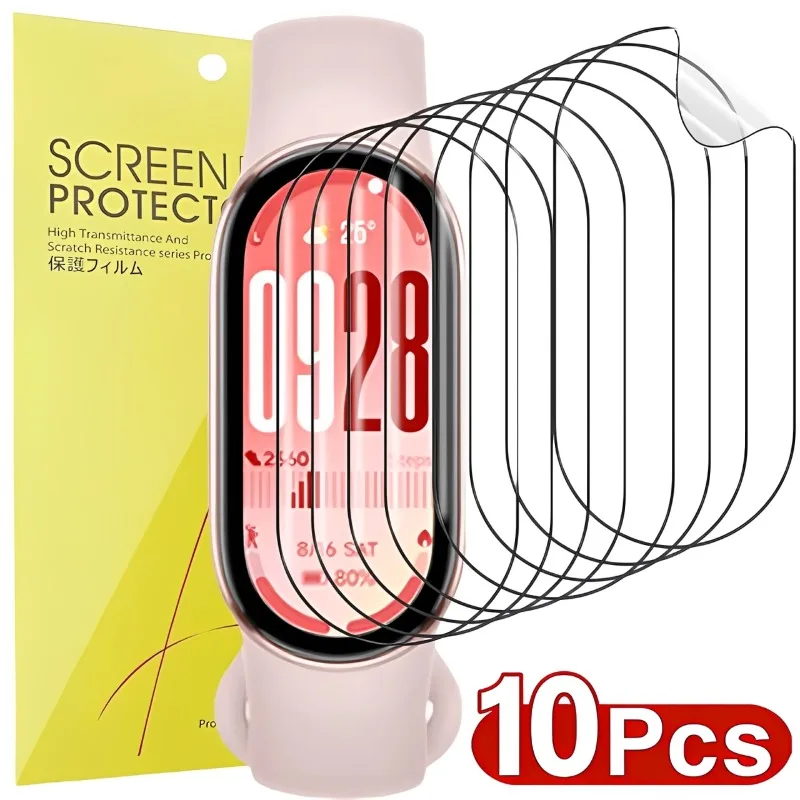5-10Pcs Hydrogel Film for Xiaomi Mi Band 10 9 Screen Protector Soft Protective Films for Miband10 Miband9 Smart Band Accessories
5-10Pcs Hydrogel Film for Xiaomi Mi Band 10 9 Screen Protector Soft Protective Films for Miband10 Miband9 Smart Band Accessories