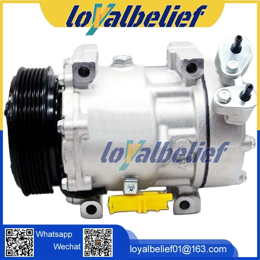 7V16 Compressor For Lancia Fiat Scud Peugeot 406 607 807 Citroen C5 C8 xsara 9645440480 9655421680 9659232180 9672865680 6453NL
7V16 Compressor For Lancia Fiat Scud Peugeot 406 607 807 Citroen C5 C8 xsara 9645440480 9655421680 9659232180 9672865680 6453NL