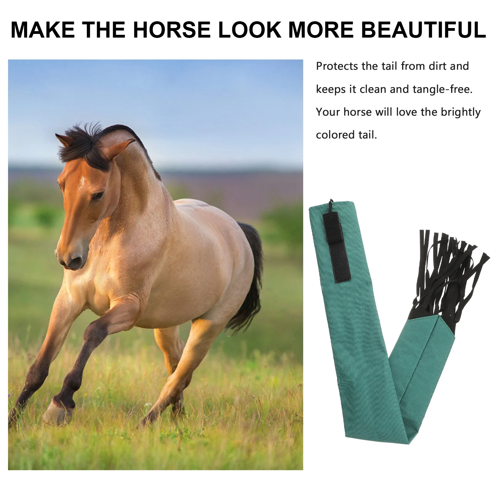 Mane and Tail Detangler Ponytail Protection Bag Horse Grooming Supplies Safety Mask Holder Lovers
Mane and Tail Detangler Ponytail Protection Bag Horse Grooming Supplies Safety Mask Holder Lovers