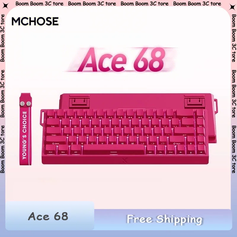 MC Ace 60/68 Pro Проводная механическая клавиатура с магнитным переключателем RT0.02 0,125 мс Игровая клавиатура со сверхнизкой задержкой для игровых плееров FPS
MC Ace 60/68 Pro Проводная механическая клавиатура с магнитным переключателем RT0.02 0,125 мс Игровая клавиатура со сверхнизкой задержкой для игровых плееров FPS