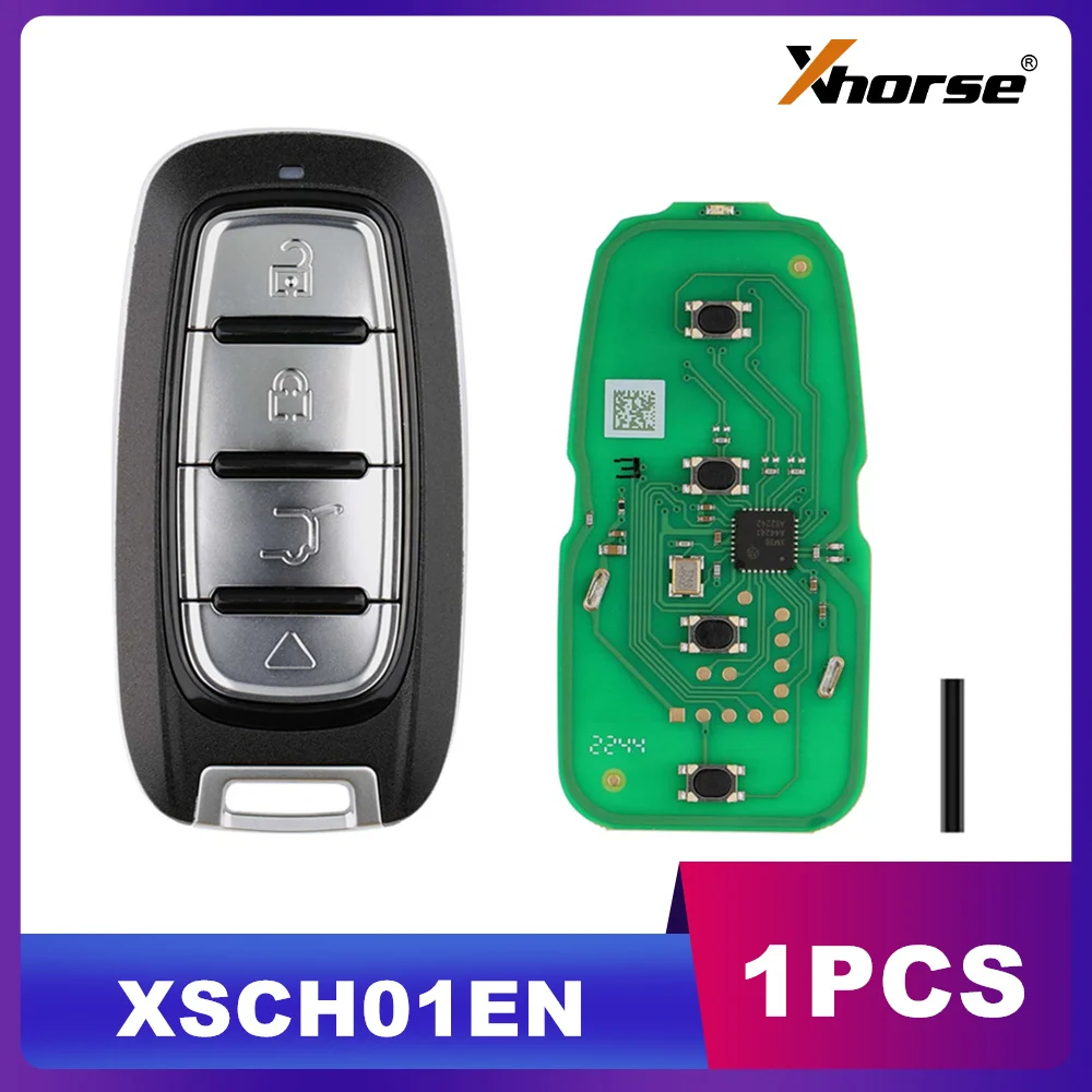 1PCS Xhorse XM38 Universal Smart Key XSCH01EN for Chrysler Type 4 Buttons Newly Add 8A 4D
1PCS Xhorse XM38 Universal Smart Key XSCH01EN for Chrysler Type 4 Buttons Newly Add 8A 4D