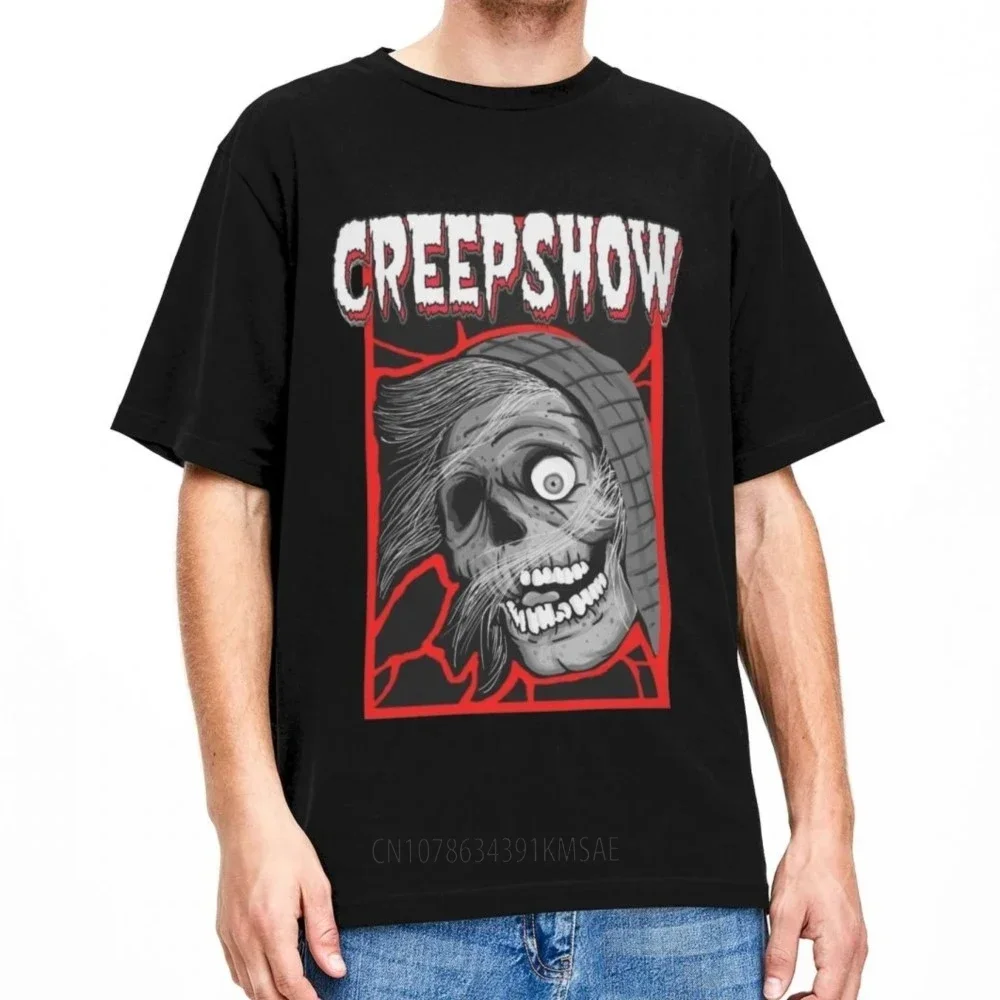 Дизайнерские рубашки Creeshow для мужчин и женщин, забавная хлопковая летняя одежда
Дизайнерские рубашки Creeshow для мужчин и женщин, забавная хлопковая летняя одежда