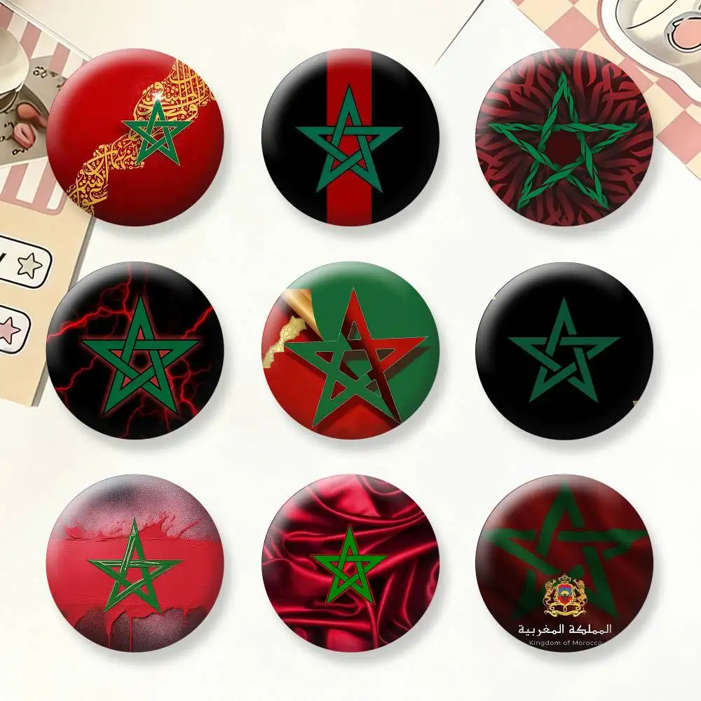 Popular M-Morocco Flag Button Pins Backpack Clothing Decor Brooch Badge Jewelry Gifts for Kids
Popular M-Morocco Flag Button Pins Backpack Clothing Decor Brooch Badge Jewelry Gifts for Kids