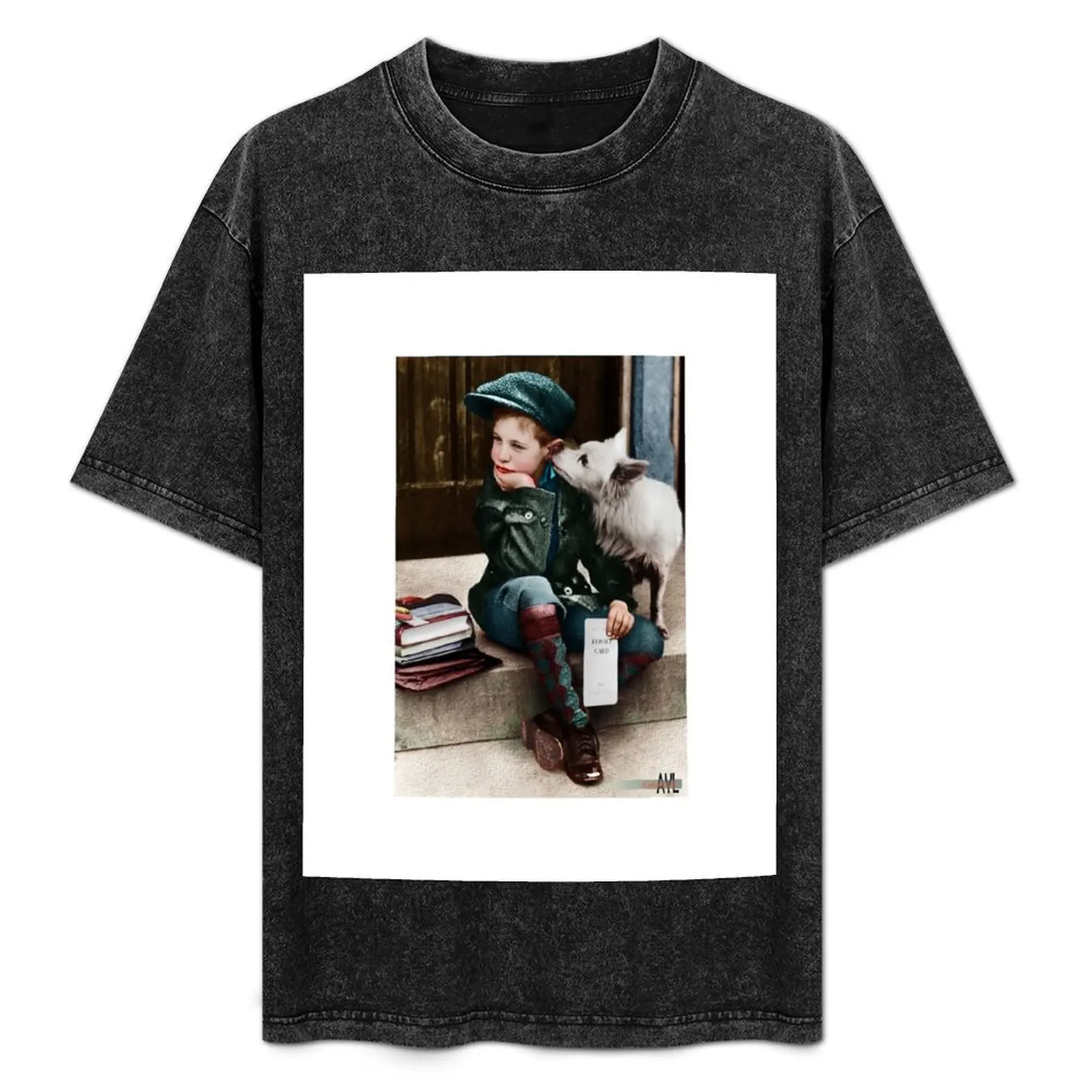 A Report Card Colorized Side Street Scene T-Shirt Lightweight Casual Summer T-Shirt
A Report Card Colorized Side Street Scene T-Shirt Lightweight Casual Summer T-Shirt