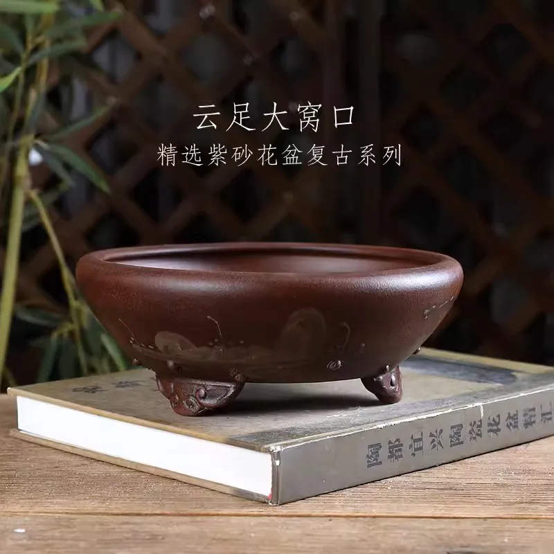 Round Ceramic Bonsai Pot, Chinese Garden, Home Table Decoration, Circle, Big Size
Round Ceramic Bonsai Pot, Chinese Garden, Home Table Decoration, Circle, Big Size