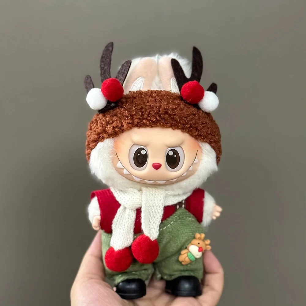 Рождественские новогодние украшения, одежда для куклы Labubu, праздничная одежда, наряды для кукол Ropa Labubu, аксессуары
Рождественские новогодние украшения, одежда для куклы Labubu, праздничная одежда, наряды для кукол Ropa Labubu, аксессуары