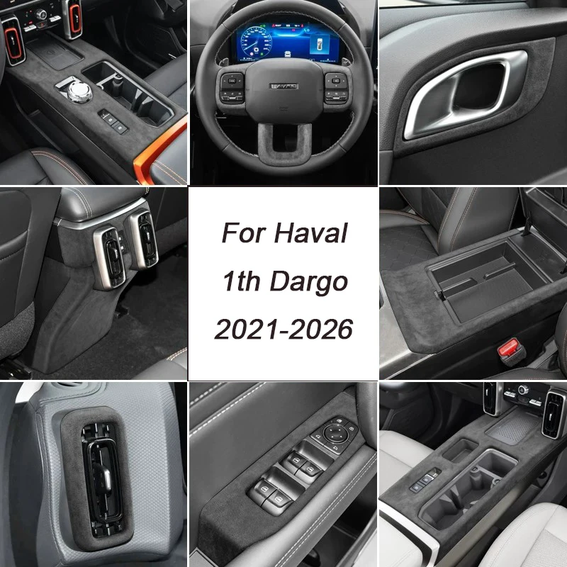 Italian Suede Overlays Interior Cover for Haval 1th Dargo 2021 2022 2023 2024 2025 2026 Gear Shift Panel Rear Air Outlet Frame
Italian Suede Overlays Interior Cover for Haval 1th Dargo 2021 2022 2023 2024 2025 2026 Gear Shift Panel Rear Air Outlet Frame