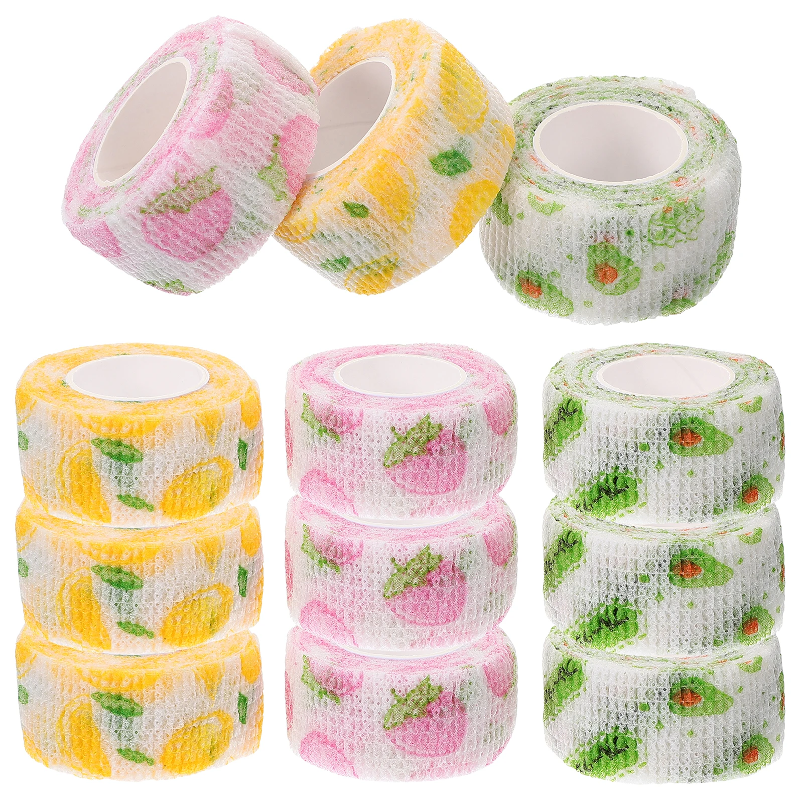 12 Rolls Adhesive Finger Bandage Tape Elastic Bandages Flexible Fabric Self Adhesive Stretch Breathable Wound Care Hand Skin
12 Rolls Adhesive Finger Bandage Tape Elastic Bandages Flexible Fabric Self Adhesive Stretch Breathable Wound Care Hand Skin
