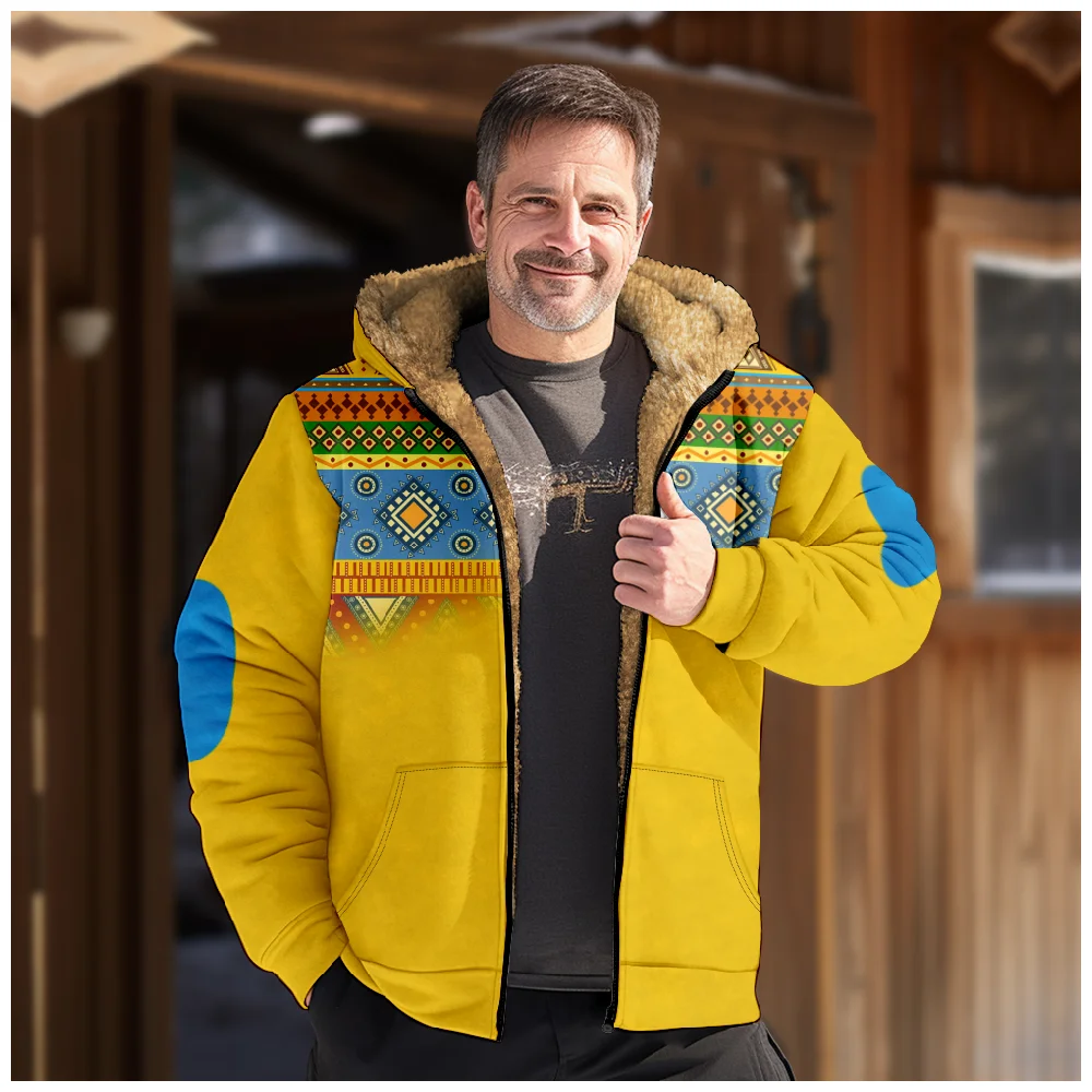 Men's Zipper Hoodies Coat Aztec 3D Print Retro Casual Winter For Men/Women Clothing Long Sleeve Sweatshirt Jacket Outerwear
Men's Zipper Hoodies Coat Aztec 3D Print Retro Casual Winter For Men/Women Clothing Long Sleeve Sweatshirt Jacket Outerwear