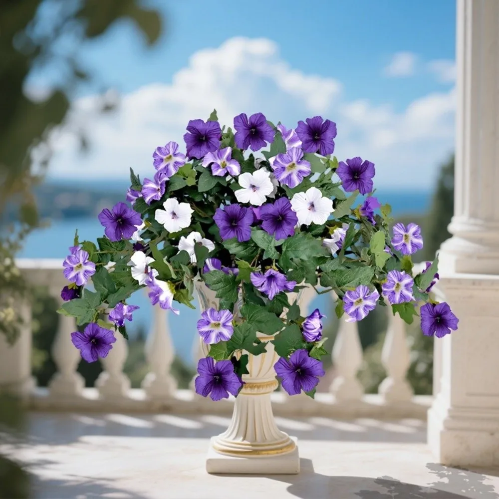 UV Resistant Artificial Petunias Flowers Realistic Weather Resistant Simulated Leaf Vines Vibrant Colors Faux Petunias
UV Resistant Artificial Petunias Flowers Realistic Weather Resistant Simulated Leaf Vines Vibrant Colors Faux Petunias