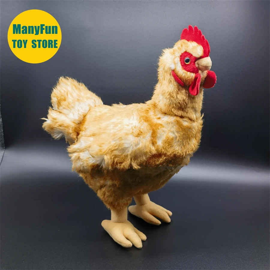 Hen Plush Toy - Realistic Hen & Rooster Stuffed Animal, Lifelike Farm Bird Doll, Cock Plushie Gift for Kids & Animal Lovers
Hen Plush Toy - Realistic Hen & Rooster Stuffed Animal, Lifelike Farm Bird Doll, Cock Plushie Gift for Kids & Animal Lovers