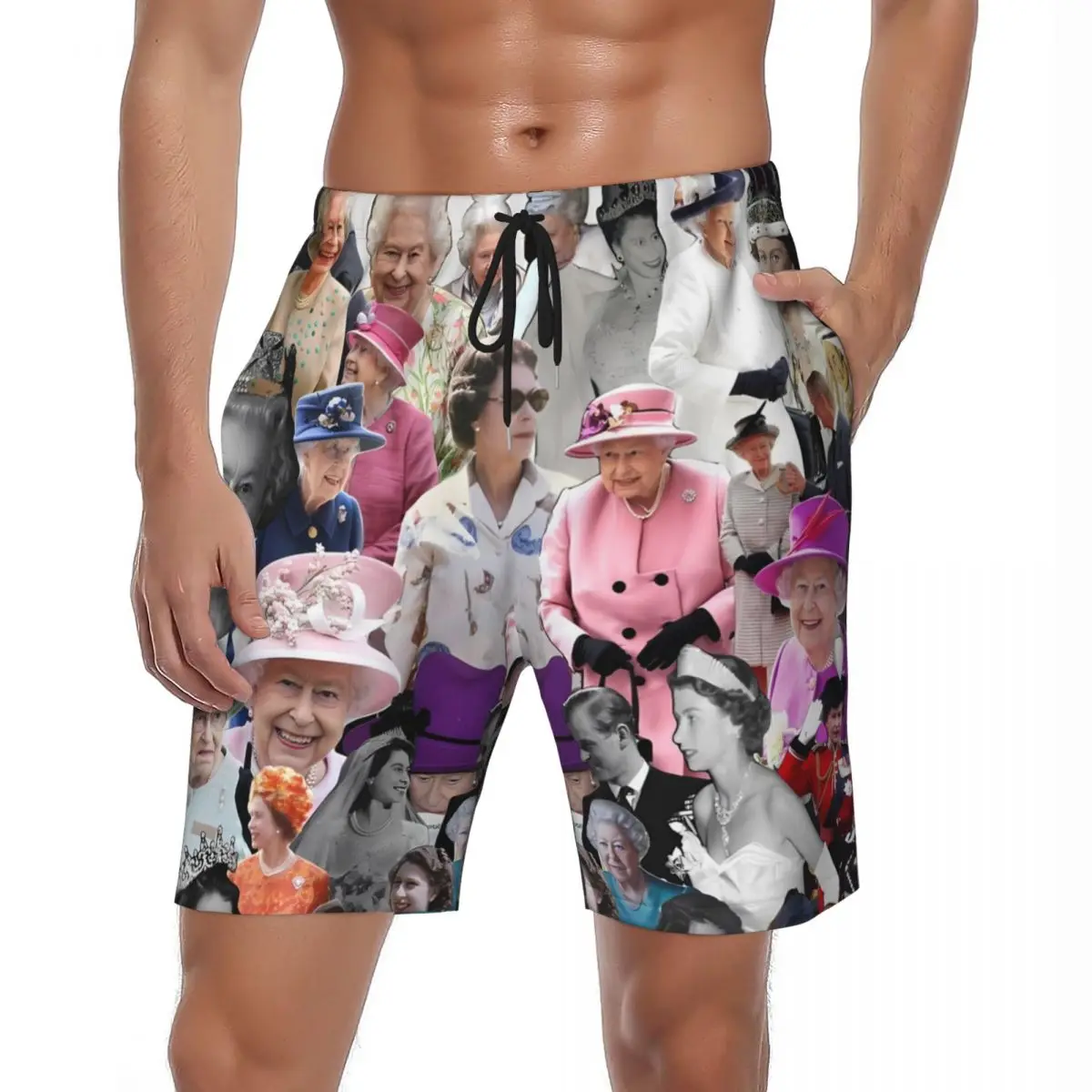 Шорты для фото Board Elizabeth II, летние пляжные шорты для бега в британском стиле Queen, мужские быстросохнущие шорты Y2K, забавные плавки больших размеров
Шорты для фото Board Elizabeth II, летние пляжные шорты для бега в британском стиле Queen, мужские быстросохнущие шорты Y2K, забавные плавки больших размеров