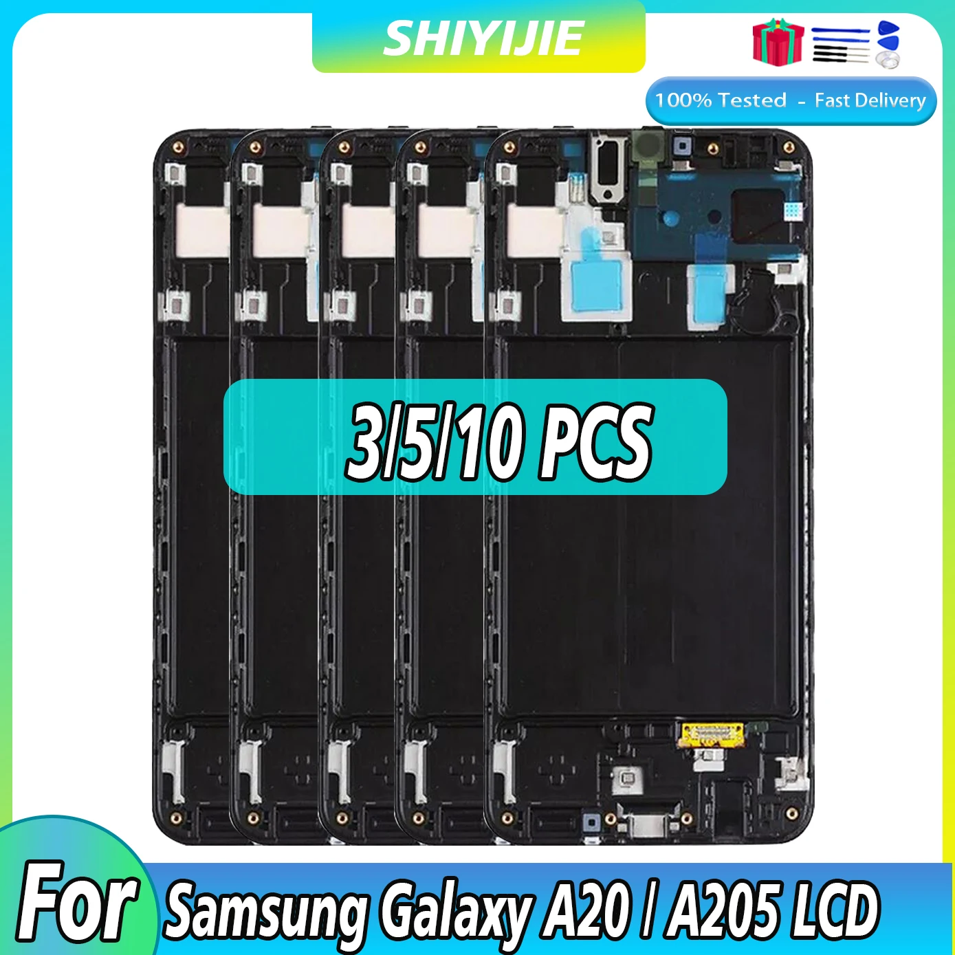 Wholesale For Samsung Galaxy A20 LCD For Samsung A205 SM-A205F A205FN Display Touch Screen Digitizer Assembly Replacement
Wholesale For Samsung Galaxy A20 LCD For Samsung A205 SM-A205F A205FN Display Touch Screen Digitizer Assembly Replacement