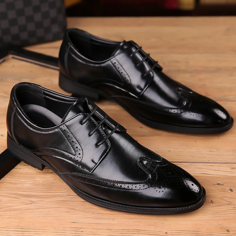 Handmade Men's Oxford Shoes designer Brogue Men Leather Shoes Luxury Fashion Wedding Shoe Business Office Men's Shoes Size 38-48
Handmade Men's Oxford Shoes designer Brogue Men Leather Shoes Luxury Fashion Wedding Shoe Business Office Men's Shoes Size 38-48