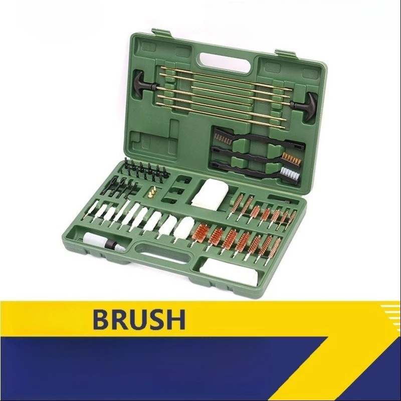 58pcs Gun Cleaning Brush Kit Hot Sale Gun Barrel Brushes Maintenance Tools Set for Rifle Shotgun Pistol
58pcs Gun Cleaning Brush Kit Hot Sale Gun Barrel Brushes Maintenance Tools Set for Rifle Shotgun Pistol