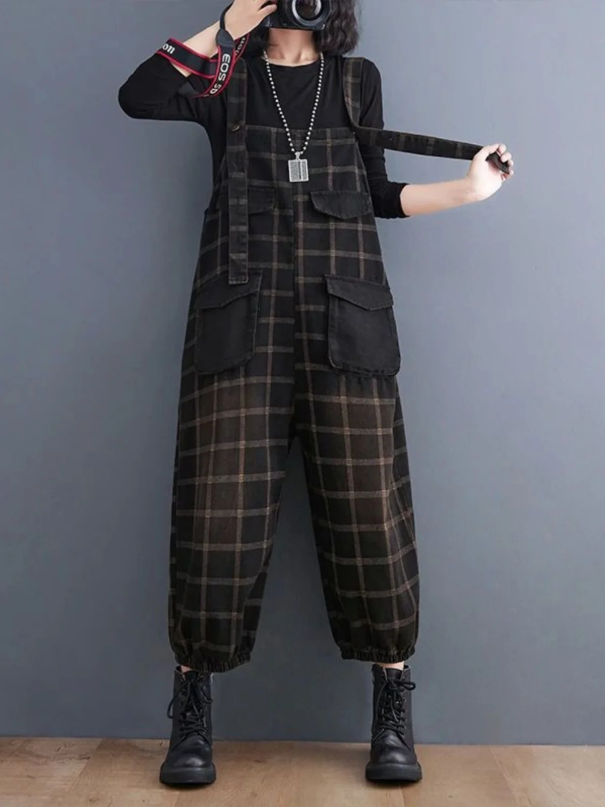 Street Sle Plaid Svel Jumpsuit Pants Printed Casual Long Trousers Women's Summer Faion l Waist Wide Leg
Street Sle Plaid Svel Jumpsuit Pants Printed Casual Long Trousers Women's Summer Faion l Waist Wide Leg