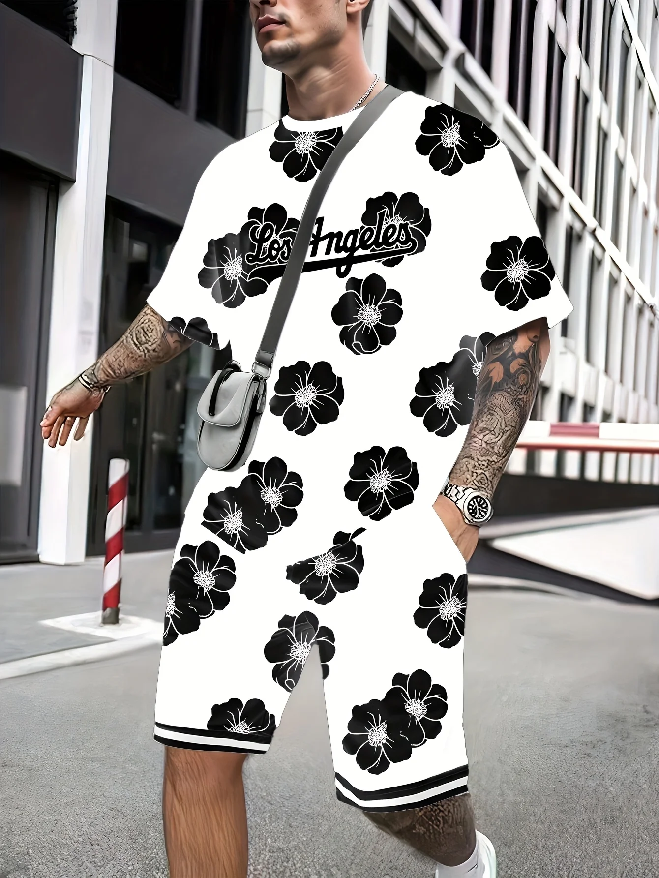 Летний бестселлер 2025 года, мужской комплект, повседневная модная удобная мягкая дышащая уличная мужская одежда в полоску с принтом
Летний бестселлер 2025 года, мужской комплект, повседневная модная удобная мягкая дышащая уличная мужская одежда в полоску с принтом