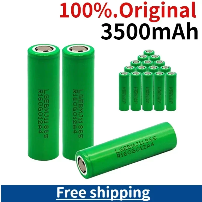 Rechargeable 18650 Li-Ion Battery 3.7V 3500mAh for Electronic Cigarette And Flashlight Compatible with 16850 Batteries
Rechargeable 18650 Li-Ion Battery 3.7V 3500mAh for Electronic Cigarette And Flashlight Compatible with 16850 Batteries