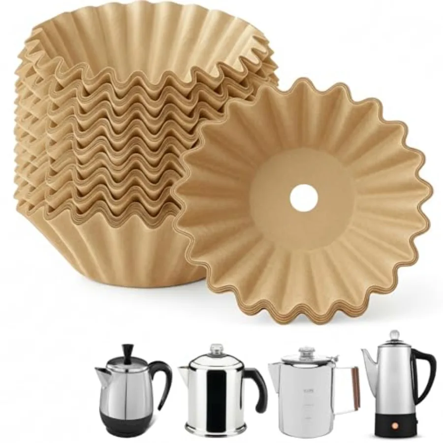 Coffee Filters - 150 PCS Percolator Coffee Filters for Farberware 4 Cup, Presto 6 Cup, Coletti 6 Cup, Elite Gourmet EC140 - Dis
Coffee Filters - 150 PCS Percolator Coffee Filters for Farberware 4 Cup, Presto 6 Cup, Coletti 6 Cup, Elite Gourmet EC140 - Dis