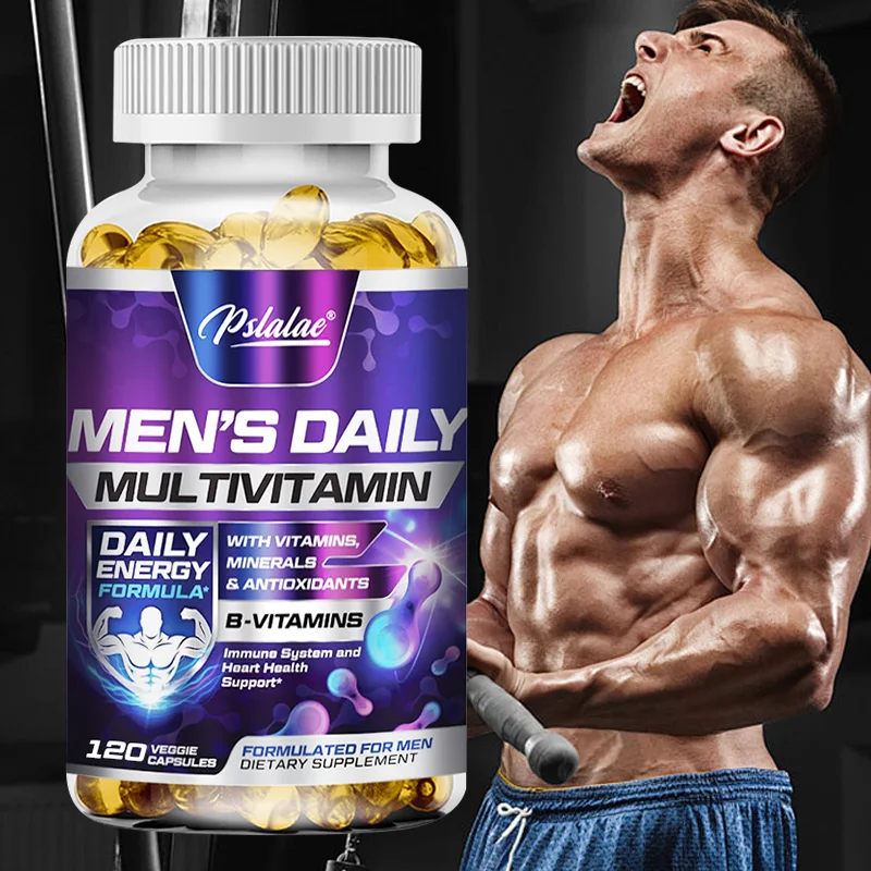 Men's Multivitamin Supplement - Provides Energy and Endurance,Supports Heart, Brain Health and Vitality - 120 Capsules
Men's Multivitamin Supplement - Provides Energy and Endurance,Supports Heart, Brain Health and Vitality - 120 Capsules