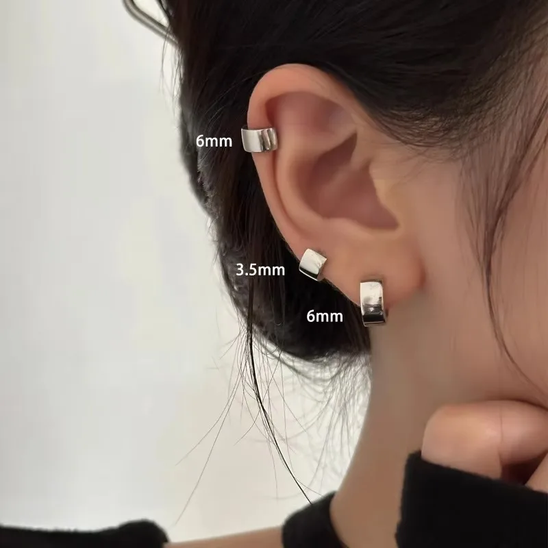 925 Sterling Silver Geometry Earring for Women Minimalism Fashion Versatile Trend office Jewelry Gift Dropshipping
925 Sterling Silver Geometry Earring for Women Minimalism Fashion Versatile Trend office Jewelry Gift Dropshipping