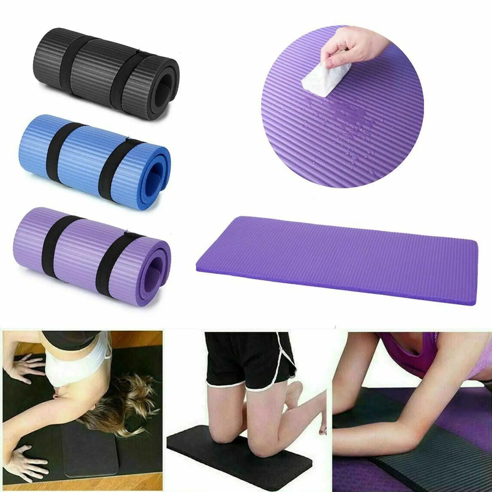 Thick Yoga Knee Pad Bolster Soft Rubber Cushion Portable Foldable Mat for Pilates Travel Home Exercise
Thick Yoga Knee Pad Bolster Soft Rubber Cushion Portable Foldable Mat for Pilates Travel Home Exercise