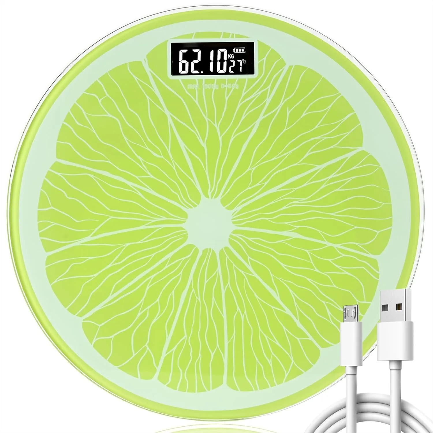 Rechargeable Bathroom Scale, Accurate Digital Weight Scale ±0.1 lb, 400 lbs Capacity, Large LED Display, Step-On Technology
Rechargeable Bathroom Scale, Accurate Digital Weight Scale ±0.1 lb, 400 lbs Capacity, Large LED Display, Step-On Technology