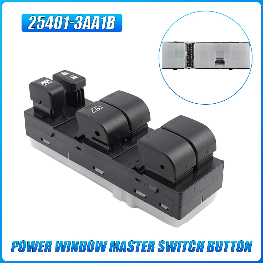 254013AA1B Кнопка главного переключателя стеклоподъемника 25401-3AA1B для Nissan Versa Note HR16DE 25401-3AA2B 1S14439 Детали интерьера
254013AA1B Кнопка главного переключателя стеклоподъемника 25401-3AA1B для Nissan Versa Note HR16DE 25401-3AA2B 1S14439 Детали интерьера