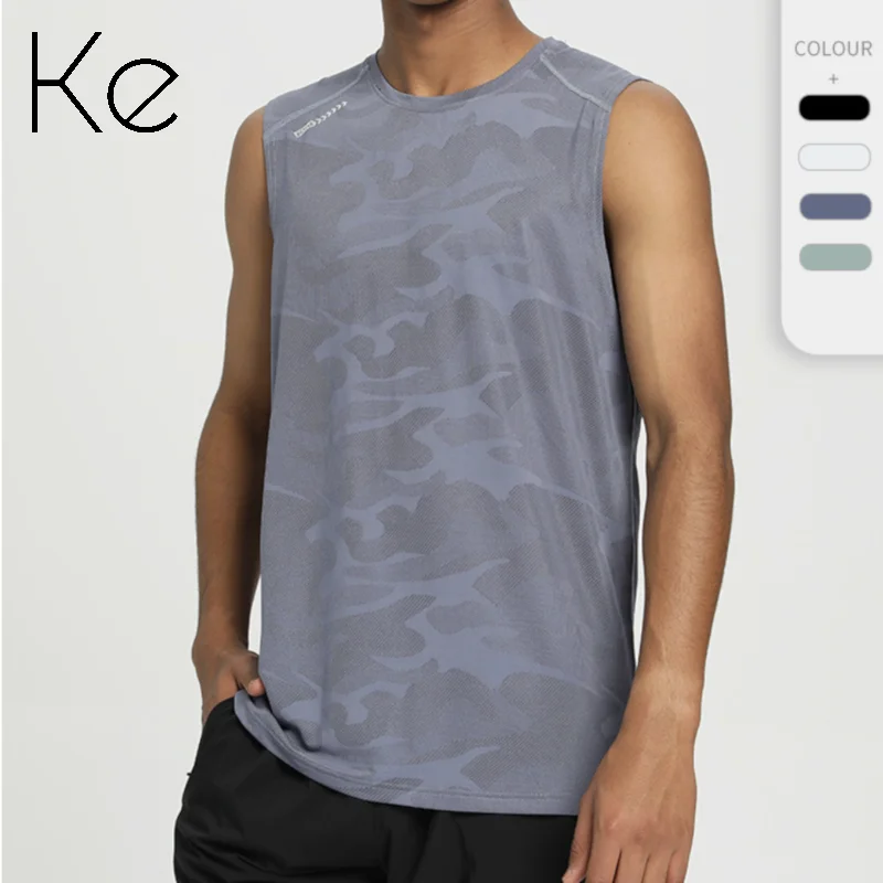 KM506 men's loose sports sleeveless summer running quick-drying men's t-shirt gym clothes basketball training clothes
KM506 men's loose sports sleeveless summer running quick-drying men's t-shirt gym clothes basketball training clothes