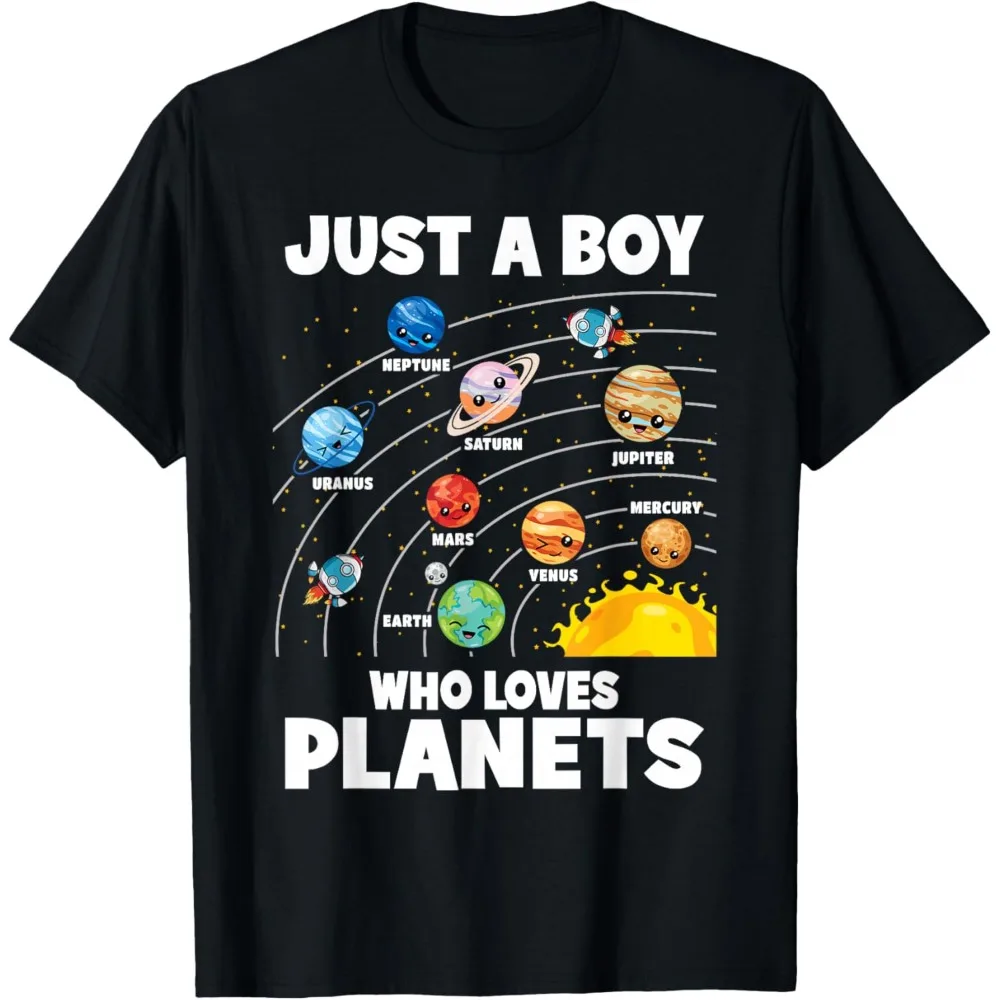 Just A Boy Who Loves Planets Solar System Astronomy Space T-Shirt
Just A Boy Who Loves Planets Solar System Astronomy Space T-Shirt