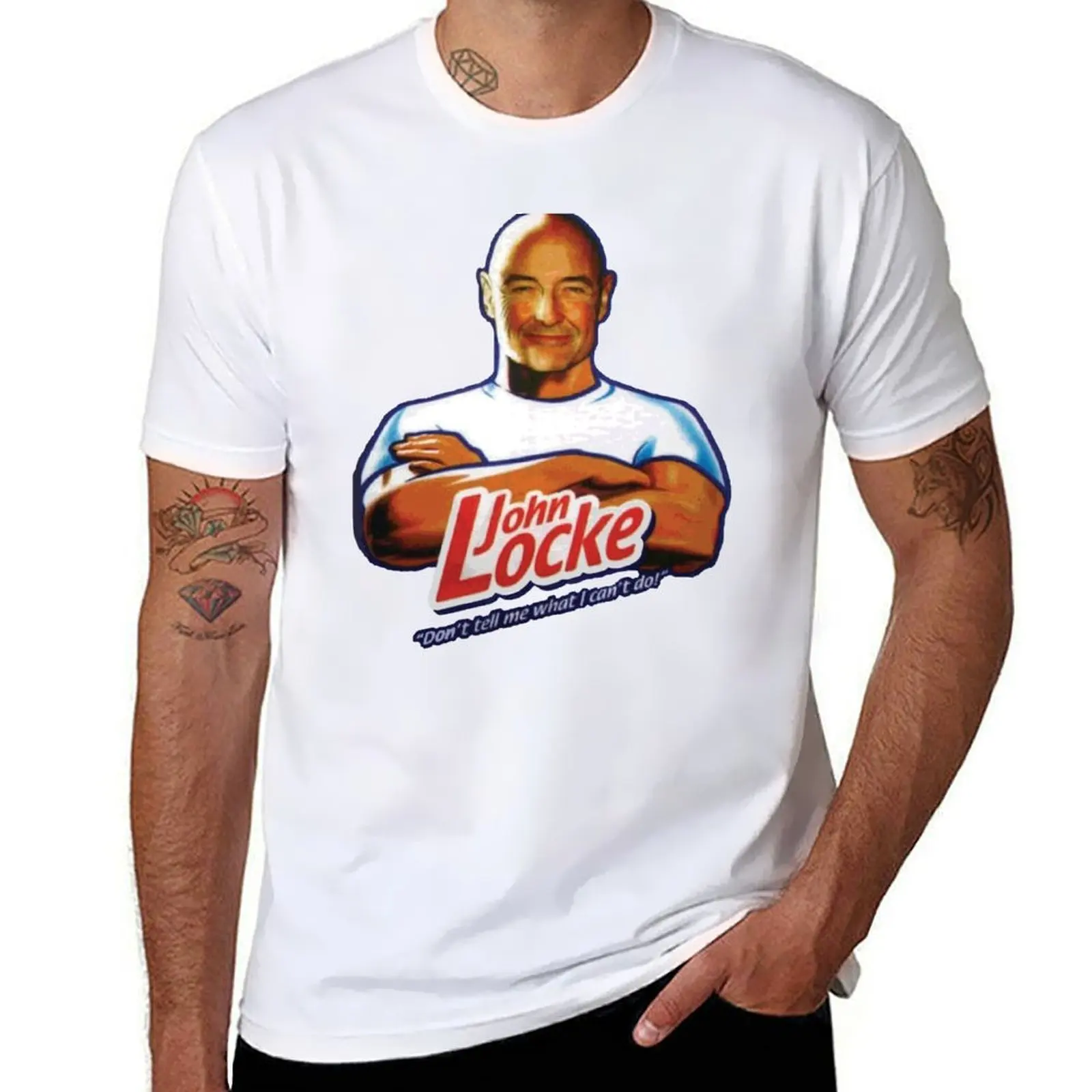 John Locke Lost Don't tell me what I can't do T-Shirt oversize t-shirts man oversizeds customizeds men workout shirt 
John Locke Lost Don't tell me what I can't do T-Shirt oversize t-shirts man oversizeds customizeds men workout shirt