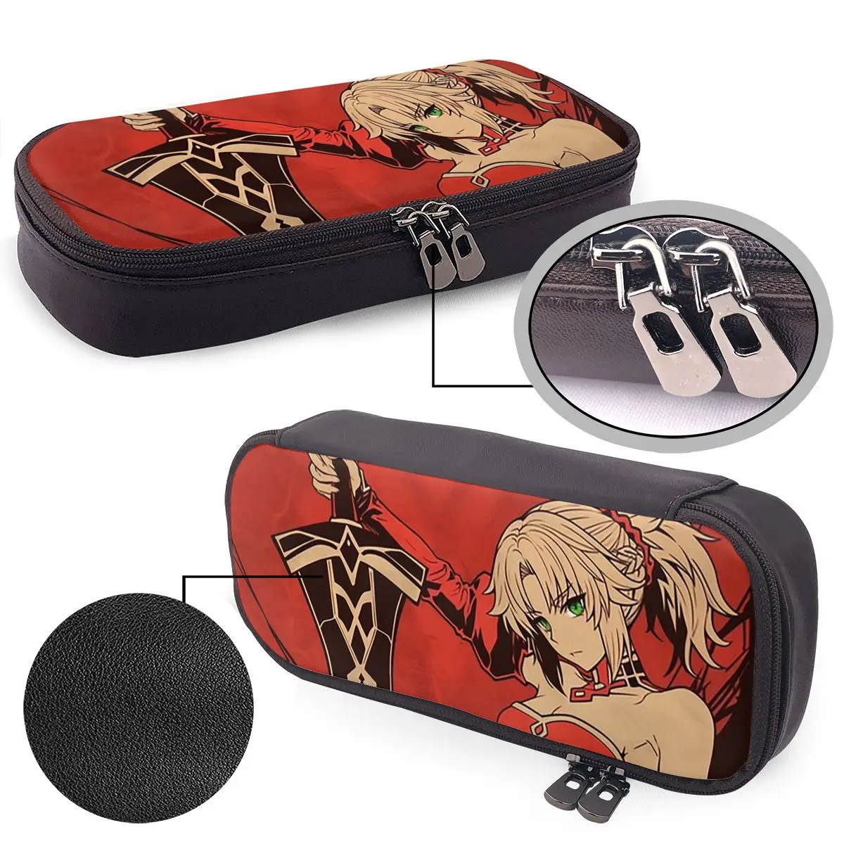 Pinup Mordred Fate Stay Night Anime Leather Pencil Case for Kids School Pen Box Pencil Bag Stationery Supplies Pen Holder Bag
Pinup Mordred Fate Stay Night Anime Leather Pencil Case for Kids School Pen Box Pencil Bag Stationery Supplies Pen Holder Bag