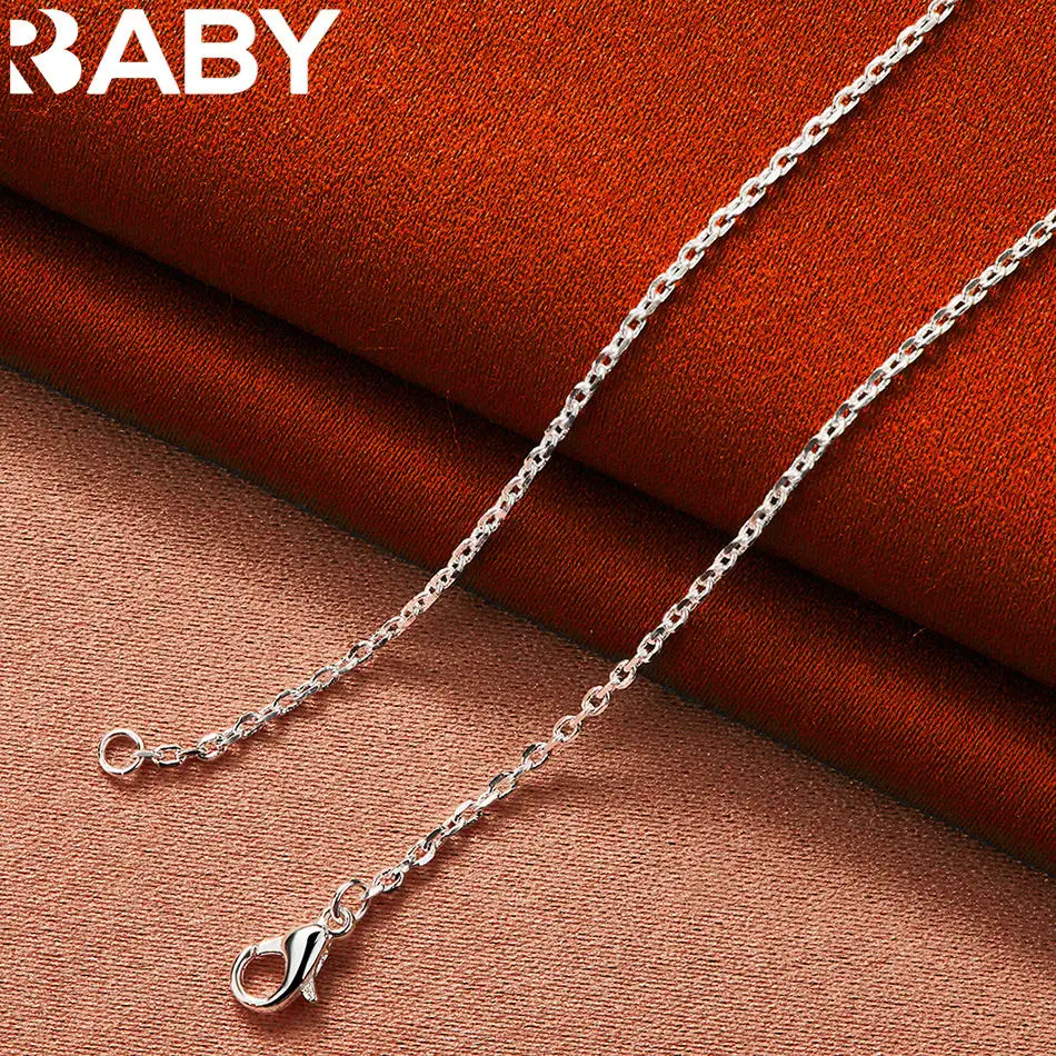 URBABY 925 Sterling Silver 45cm Thin Chain Necklace For Women Men Anniversary Gift Popular Wild Fashion Romantic Jewelry
URBABY 925 Sterling Silver 45cm Thin Chain Necklace For Women Men Anniversary Gift Popular Wild Fashion Romantic Jewelry