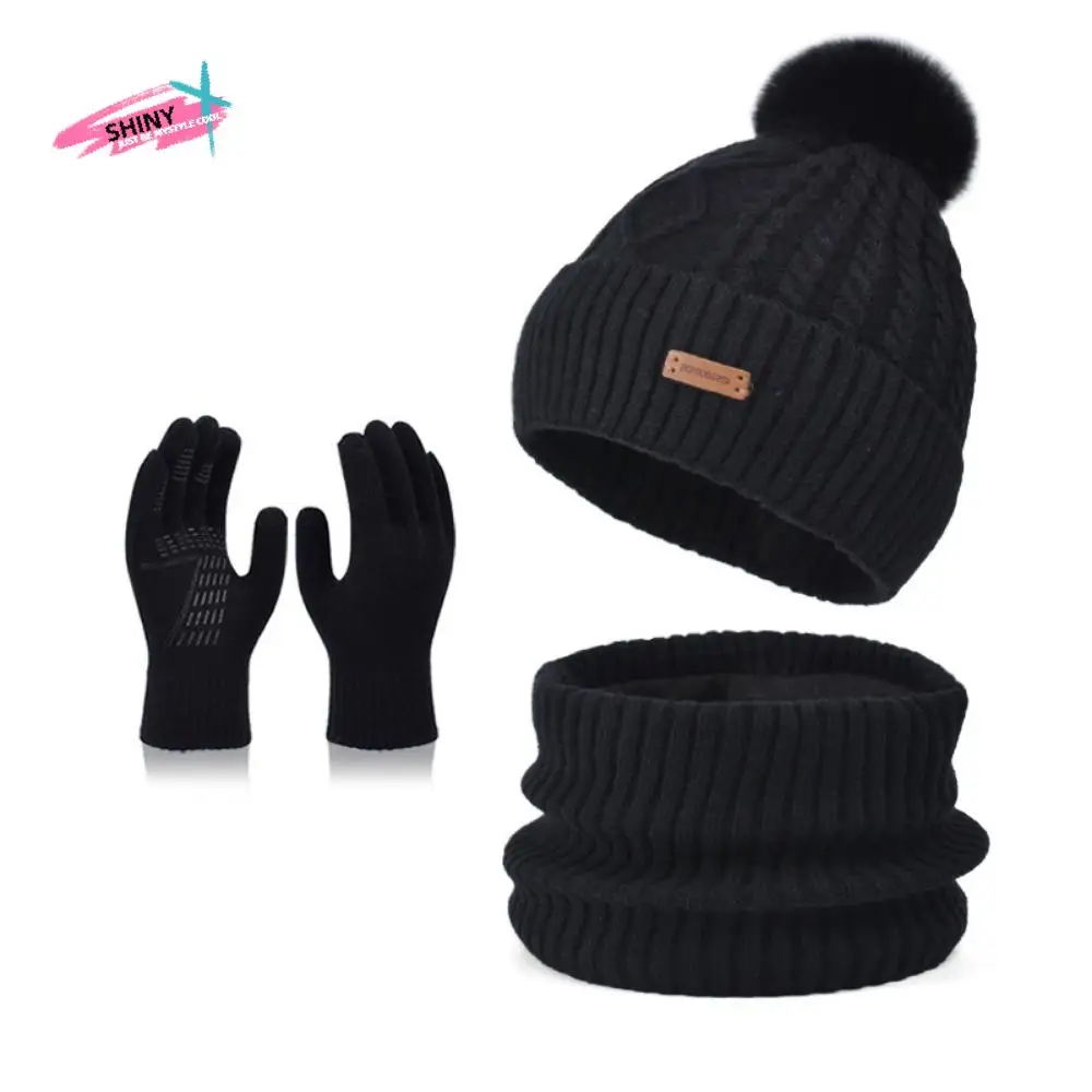 3 шт., простая однотонная шапка, шарф, перчатки, комплект, теплая шерстяная термовязаная шапка, утолщенная термозащитная зимняя шапка-бини, зимняя шапка
3 шт., простая однотонная шапка, шарф, перчатки, комплект, теплая шерстяная термовязаная шапка, утолщенная термозащитная зимняя шапка-бини, зимняя шапка