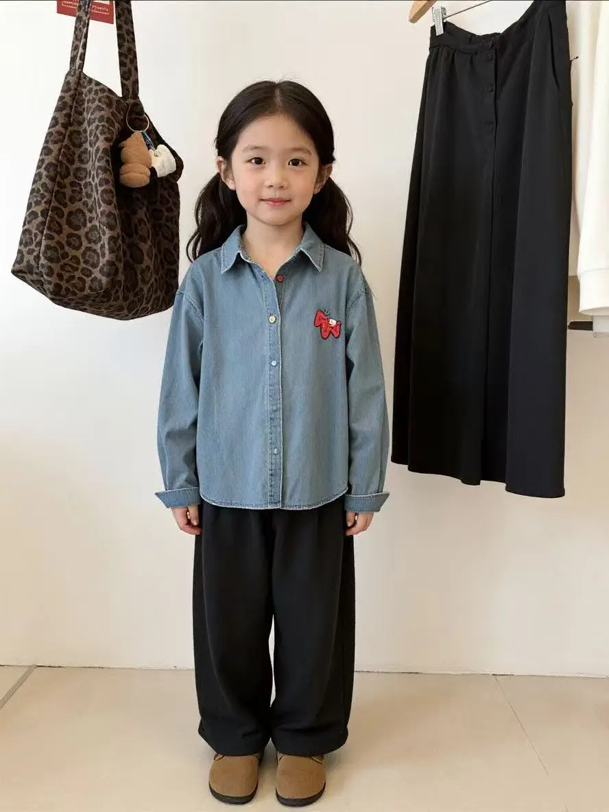 Children's Denim Shirt 2026 Spring And Autumn New Jacket Boys' And Girls' Fashionable Shirt Top Jacket
Children's Denim Shirt 2026 Spring And Autumn New Jacket Boys' And Girls' Fashionable Shirt Top Jacket