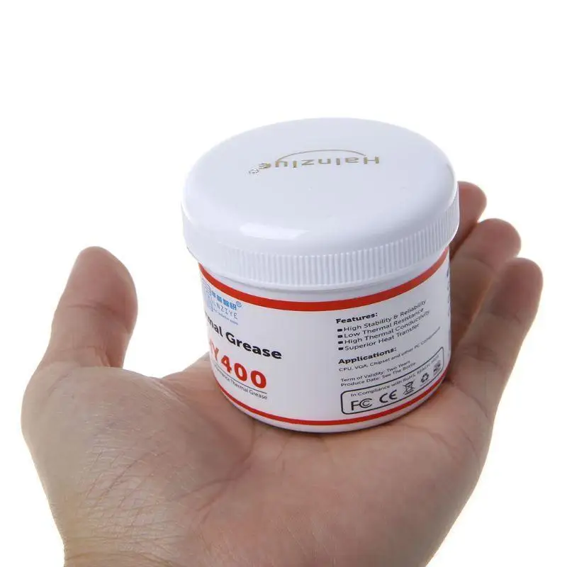 652F HY400 Thermal Conductive Grease Paste Silicone Compound Heatsink For CPU GPU
652F HY400 Thermal Conductive Grease Paste Silicone Compound Heatsink For CPU GPU