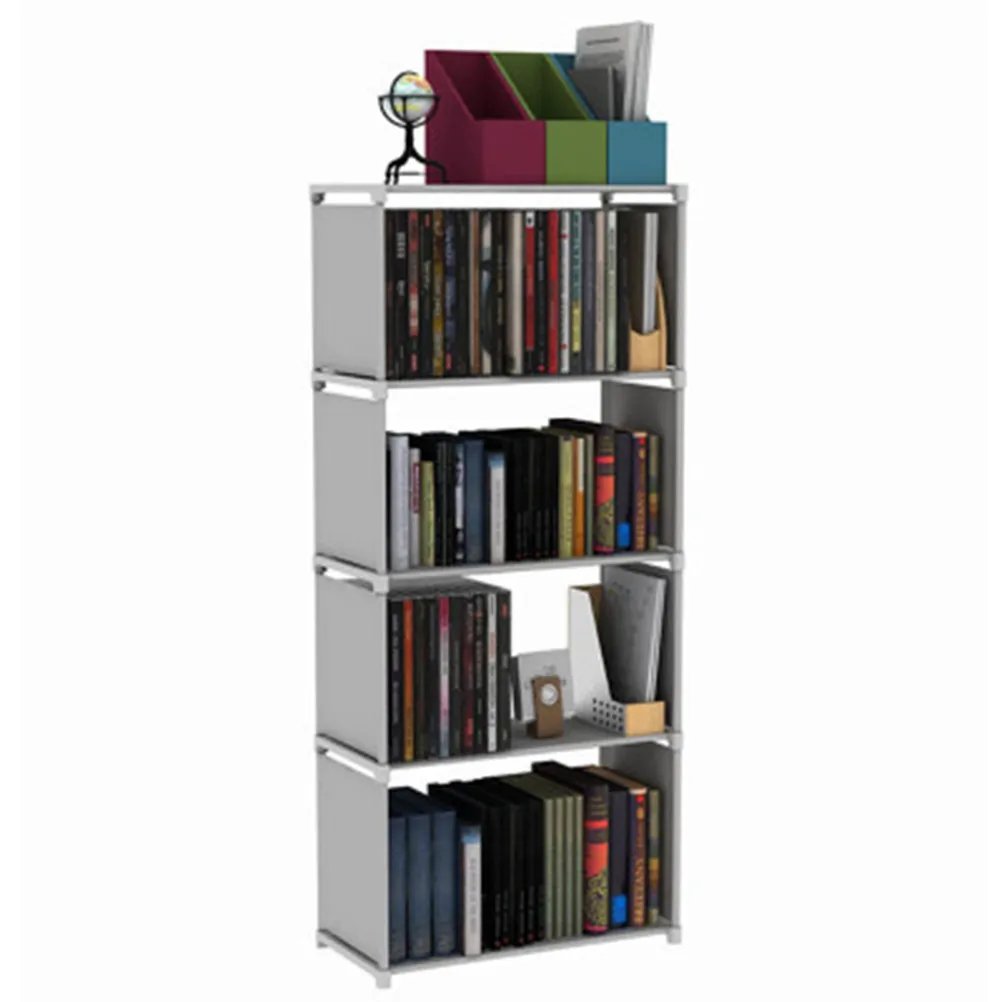 5-Tier Books Magazine Organizer Shelf PP Non-Woven Fabric Modern Elegant Desk Storage Rack for Office Home Dorm Classroom Silver
5-Tier Books Magazine Organizer Shelf PP Non-Woven Fabric Modern Elegant Desk Storage Rack for Office Home Dorm Classroom Silver