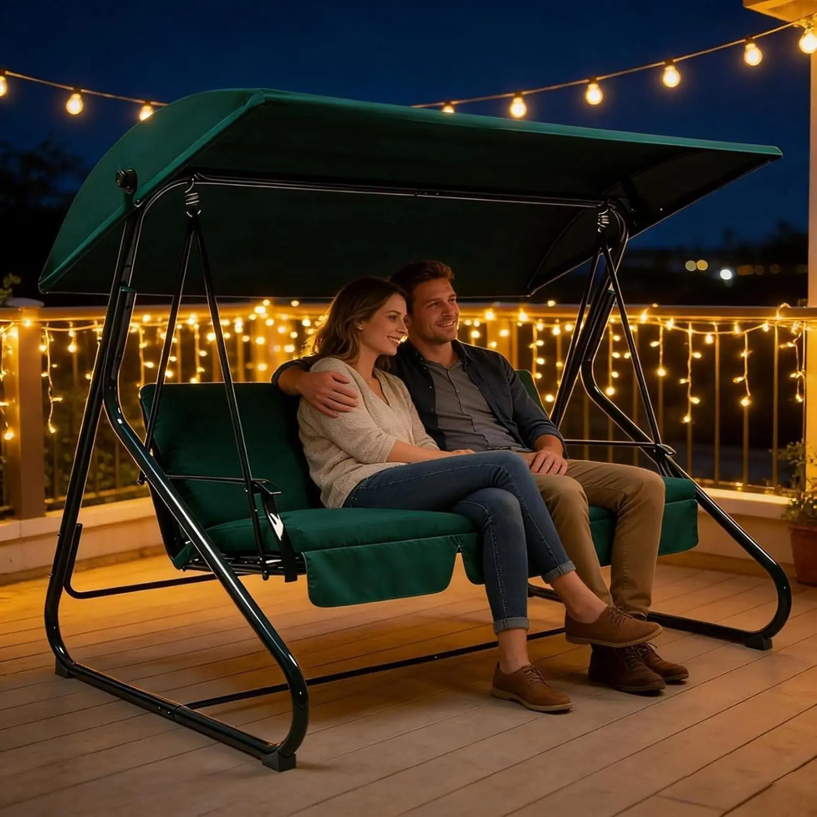 Swing Canopy Replacement Cover Waterproof UV-Resistant Hammock Shade Outdoor Patio Swing Canopy Replacement Top Cover for Porch
Swing Canopy Replacement Cover Waterproof UV-Resistant Hammock Shade Outdoor Patio Swing Canopy Replacement Top Cover for Porch