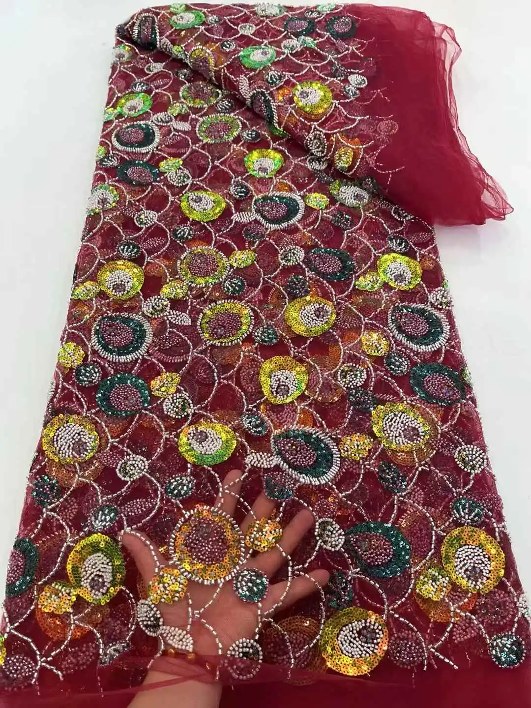Sequin Tube Beads Lace Fabric for Evening Dress, French and African Tulle, Luxury and Green, Wedding Dress, New Design, 2024
Sequin Tube Beads Lace Fabric for Evening Dress, French and African Tulle, Luxury and Green, Wedding Dress, New Design, 2024