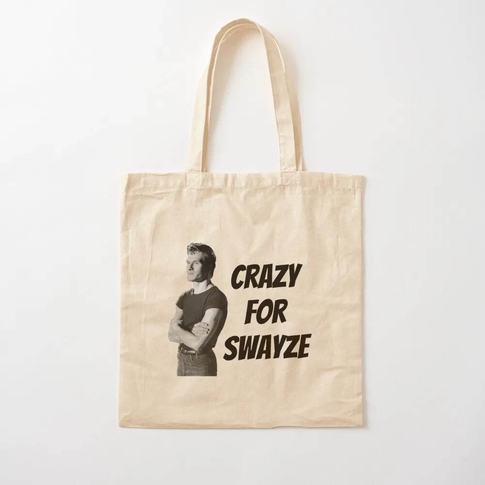 Crazy for Swayze Tote Bag shopper bags for women shopping cart bags Women's beach bags tote aesthetic Canvas Tote Bag
Crazy for Swayze Tote Bag shopper bags for women shopping cart bags Women's beach bags tote aesthetic Canvas Tote Bag