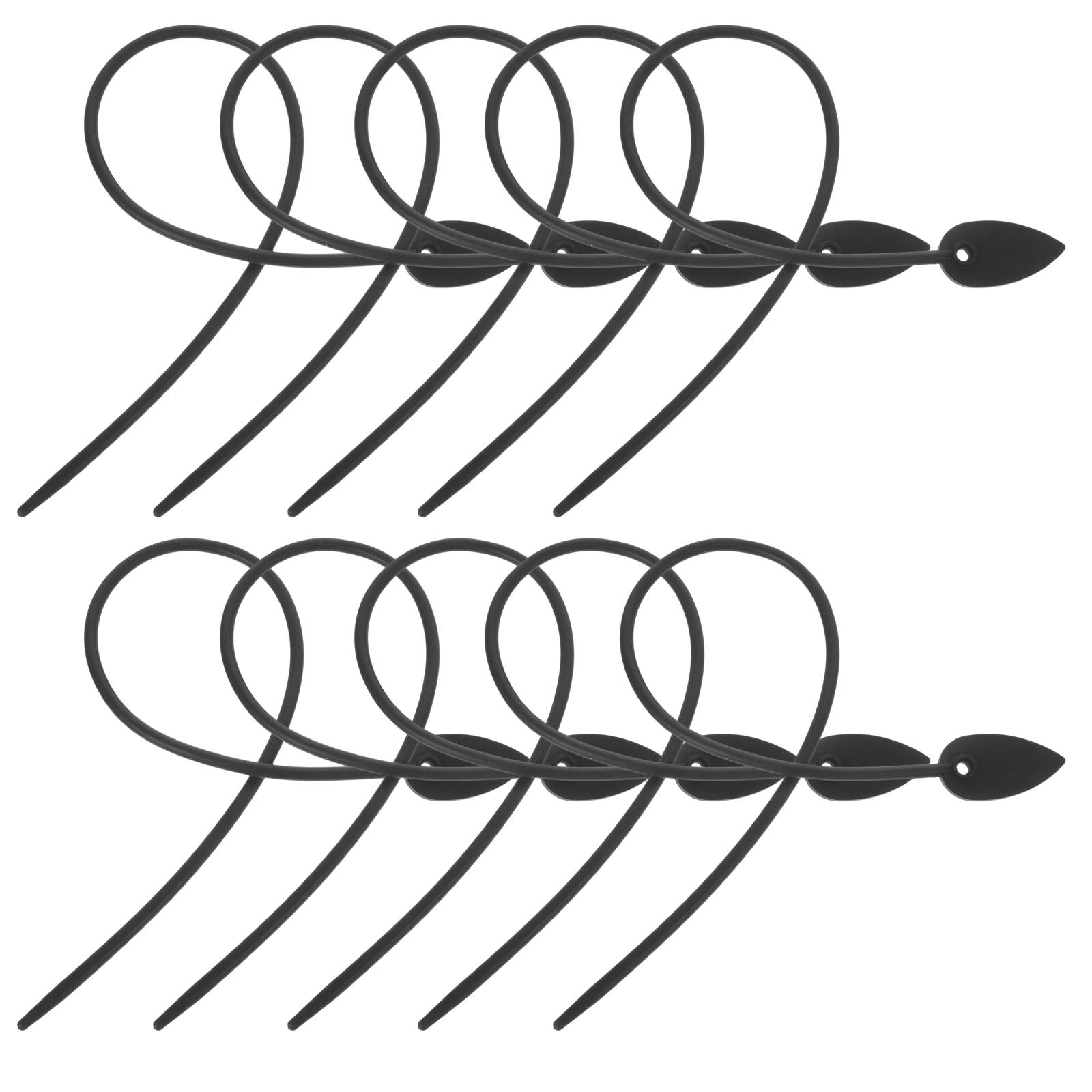 10 Pcs Black Flexible Plant Gardening Straps Binding Ties for Floral Wire Vine Fastener Reusable Garden Ties
10 Pcs Black Flexible Plant Gardening Straps Binding Ties for Floral Wire Vine Fastener Reusable Garden Ties