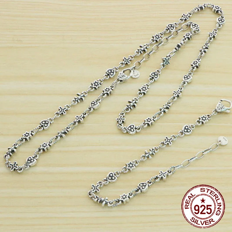S925 Sterling Silver Necklace Multi Element Cross Chain Couple Retro Ethnic Style Personalized retro jewelry
S925 Sterling Silver Necklace Multi Element Cross Chain Couple Retro Ethnic Style Personalized retro jewelry