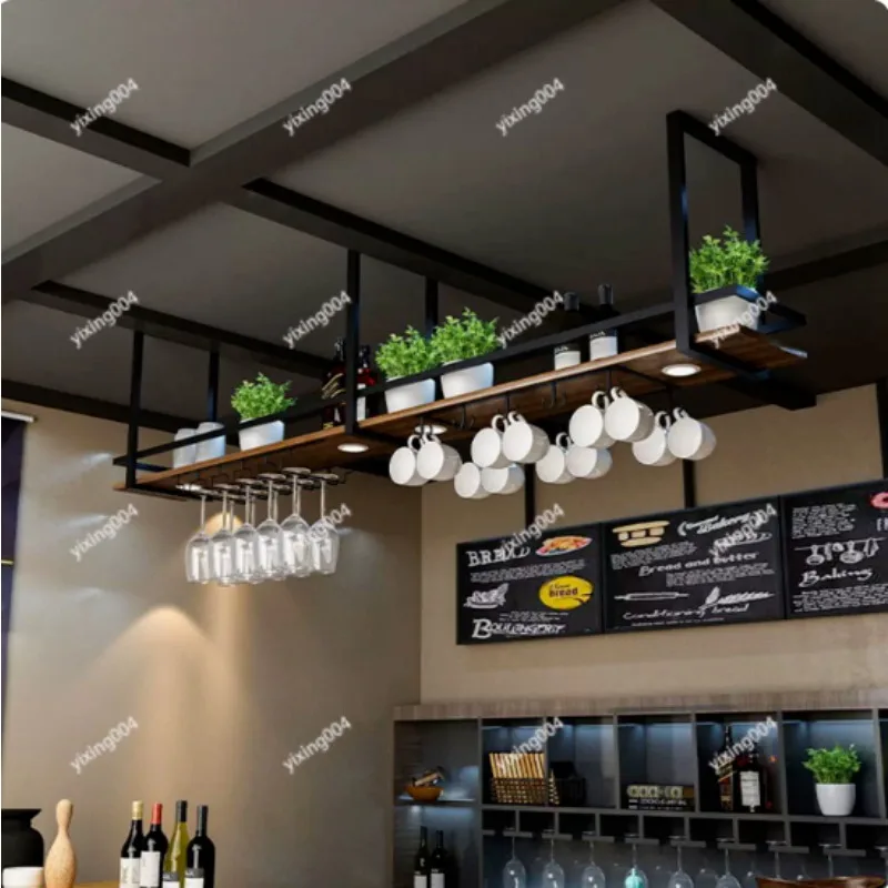 Industrial Retro Metal Wood Suspension Organizer Restaurant Wall Hanging Cabinet
Industrial Retro Metal Wood Suspension Organizer Restaurant Wall Hanging Cabinet